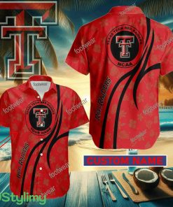 Texas Tech Red Raiders Custom Name Hawaiian Shirt New For Men Women Fans Gift - Texas Tech Red Raiders Custom Name Hawaiian Shirt New For Men Women Fans Gift