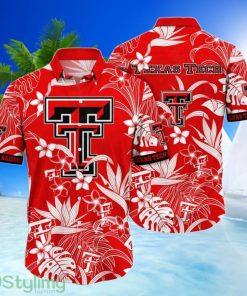Texas Tech Red Raiders NCAA3 3D Printing Hawaiian Shirt Short Sleeves Shirt Product Photo 1