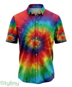 Tie Dye Shirt For Vacation Hawaiian Shirt For Men And Women Product Photo 1