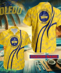 Toledo Rockets Custom Name Hawaiian Shirt New For Men Women Fans Gift - Toledo Rockets Custom Name Hawaiian Shirt New For Men Women Fans Gift