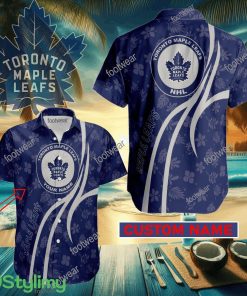 Toronto Maple Leafs Custom Name Hawaiian Shirt New For Men Women Fans Gift - Toronto Maple Leafs Custom Name Hawaiian Shirt New For Men Women Fans Gift