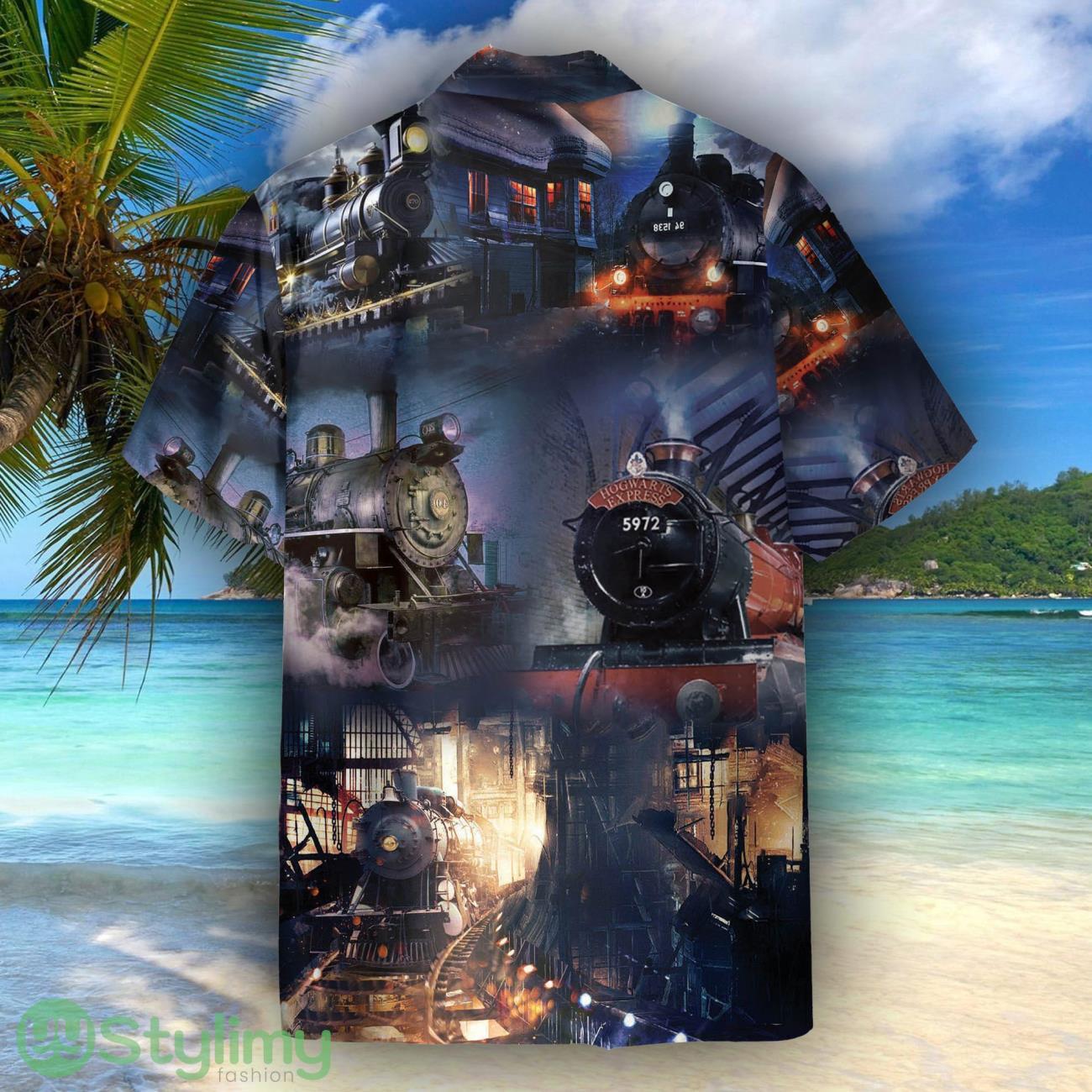 Train Locomotive Unisex Short Sleeve Shirts Hawaiian Shirt For Men Women 2 Train Locomotive Unisex Short Sleeve Shirts Hawaiian Shirt For Men Women Product Photo 2