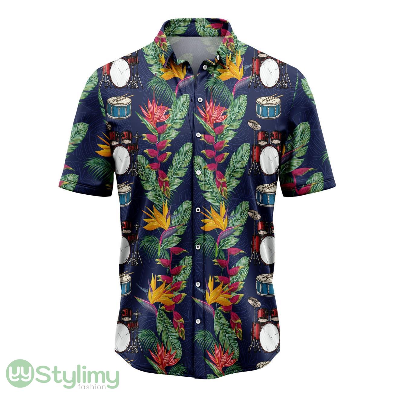 Tropical Drums Aloha Cute Summer Gift 3D Hawaiian Shirt 1 Tropical Drums Aloha Cute Summer Gift 3D Hawaiian Shirt Product Photo 1