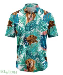 Tropical Golden Retriever Hawaiian Shirt For Men And Women Product Photo 1
