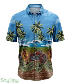 Tropical Motorcycle Hawaiian Shirt For Men And Women Product Photo 1