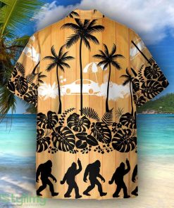 Tropical Palm Bigfoot Unisex Short Sleeve Shirts Hawaiian Shirt For Men Women Product Photo 2