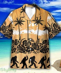 Tropical Palm Bigfoot Unisex Short Sleeve Shirts Hawaiian Shirt For Men Women Product Photo 1