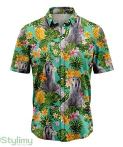 Tropical Pineapple Afghan Hound Hawaiian Shirt For Men And Women Product Photo 1
