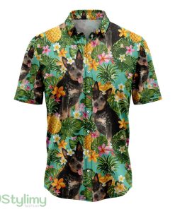 Tropical Pineapple Australian Cattle Dog Hawaiian Shirt For Men And Women Product Photo 1