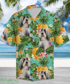 Tropical Pineapple Bearded Collie 3D Aloha Hawaiian Shirt For Men And Women Product Photo 1