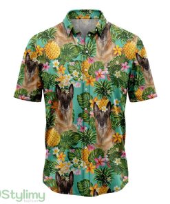 Tropical Pineapple Belgian Malinois Hawaiian Shirt All Over Printed Beach Shirt Product Photo 1