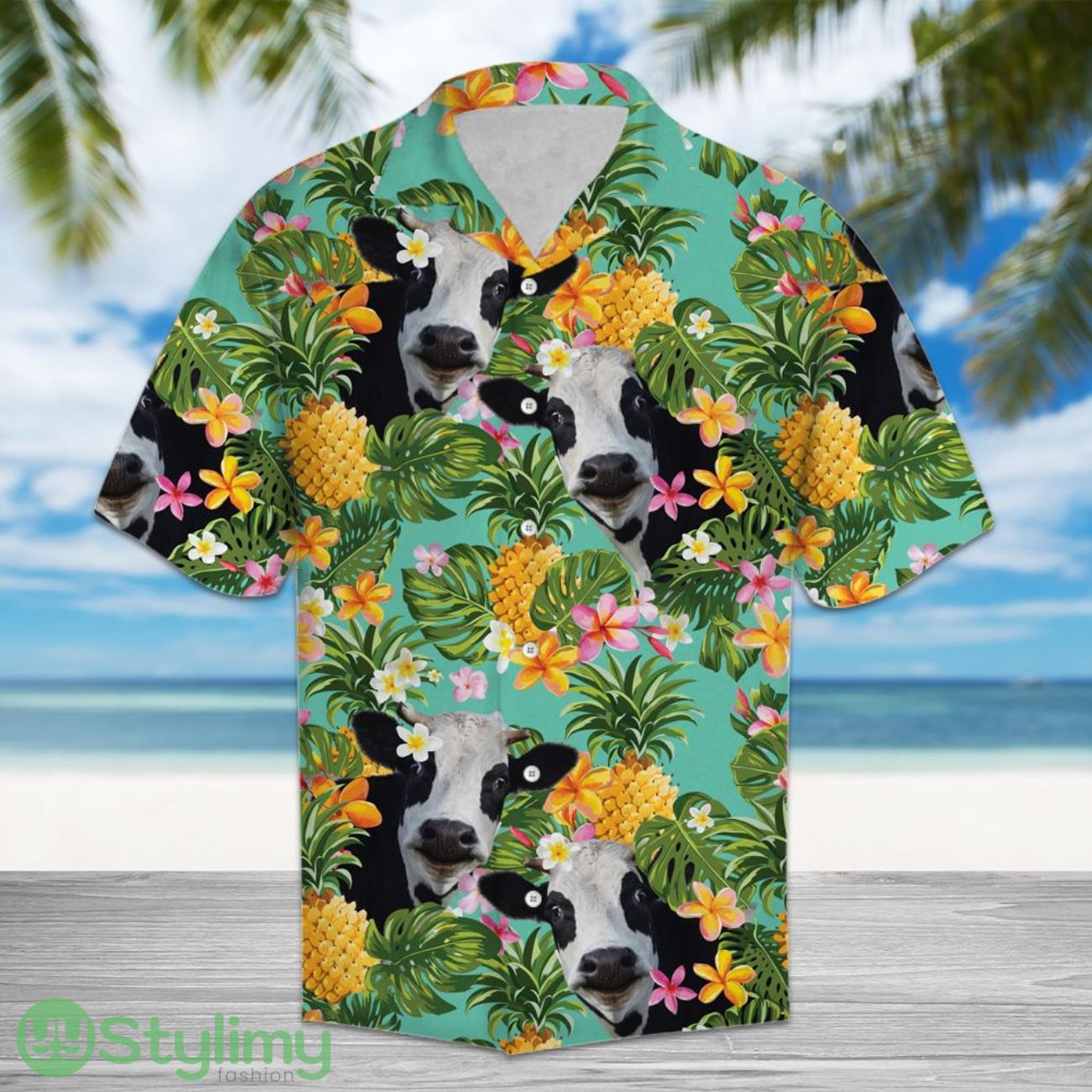 Tropical Pineapple Cow 3D Aloha Hawaiian Shirt For Men And Women 2 Tropical Pineapple Cow 3D Aloha Hawaiian Shirt For Men And Women Product Photo 1