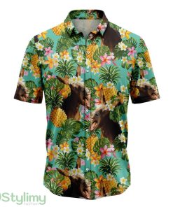 Tropical Pineapple Donkeys Hawaiian Shirt Short Sleeves Shirt Beach Gift Product Photo 1