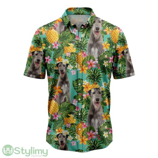 Tropical Pineapple Irish Wolfhound Hawaiian Shirt For Men And Women