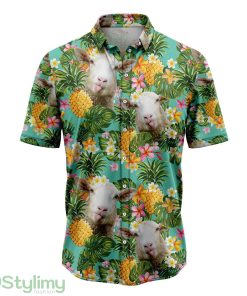Tropical Pineapple Sheep Hawaiian Shirt For Men And Women Product Photo 1