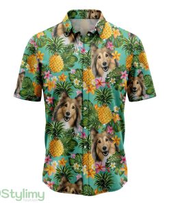 Tropical Pineapple Shetland Sheepdog Hawaiian Shirt For Men And Women Product Photo 1