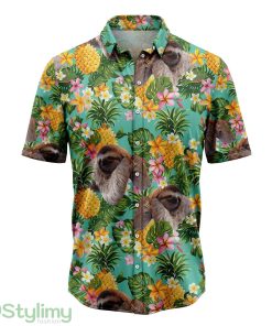 Tropical Pineapple Sloth Hawaiian Shirt For Men And Women Product Photo 1