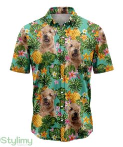 Tropical Pineapple Soft Coated Wheaten Terrier Hawaiian Shirt For Men And Women Product Photo 1