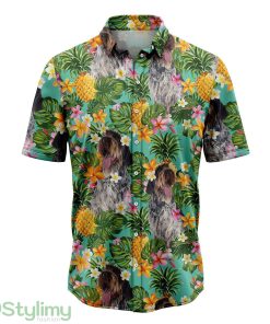 Tropical Pineapple Wirehaired Pointing Griffon Hawaii Shirt Product Photo 1
