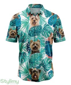 Tropical Yorkshire Terrier Aloha Cute Summer Gift 3D Hawaiian Shirt Product Photo 1