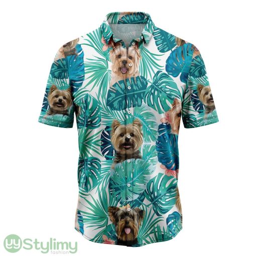 Tropical Yorkshire Terrier Aloha Cute Summer Gift 3D Hawaiian Shirt