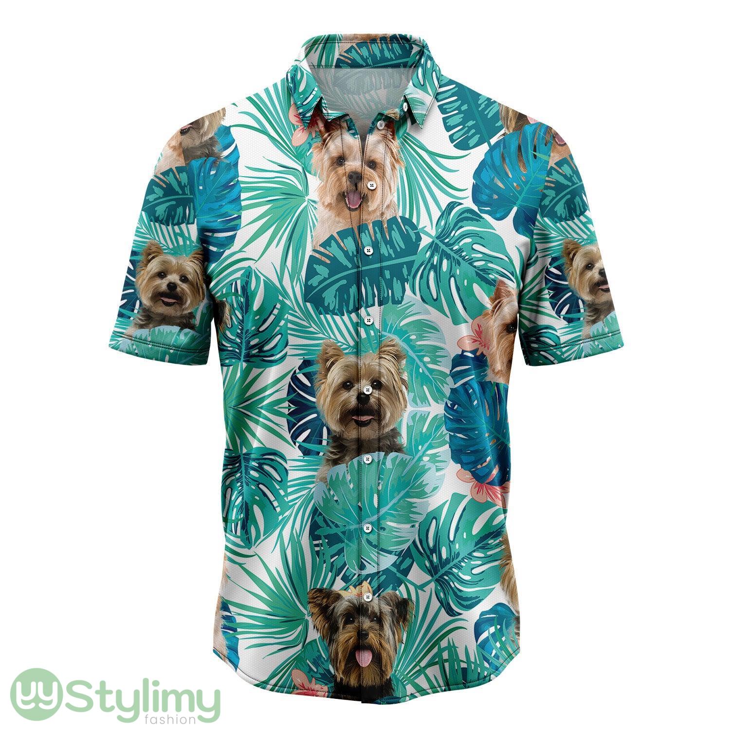 Tropical Yorkshire Terrier Aloha Cute Summer Gift 3D Hawaiian Shirt 1 Tropical Yorkshire Terrier Aloha Cute Summer Gift 3D Hawaiian Shirt Product Photo 1