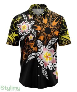 Turtle Floral Hawaiian Shirt For Men And Women Product Photo 1