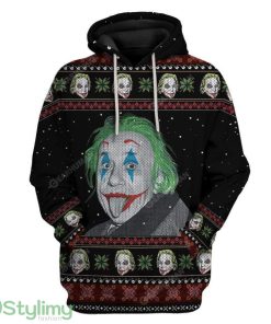 Ugly Albert Einstein Joker Custom Hoodie 3D Alll Over Print Gift For Christmas Product Photo 1