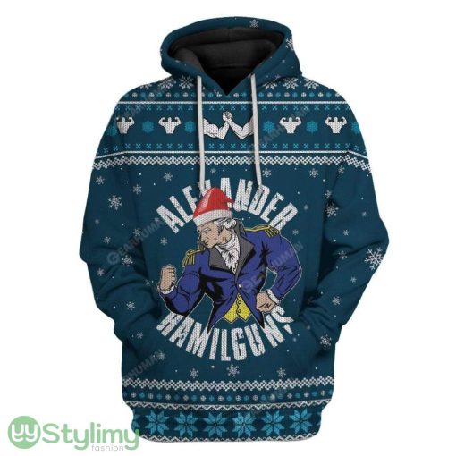 Ugly Alexander Hamilguns Custom Hoodie 3D Alll Over Print Gift For Christmas