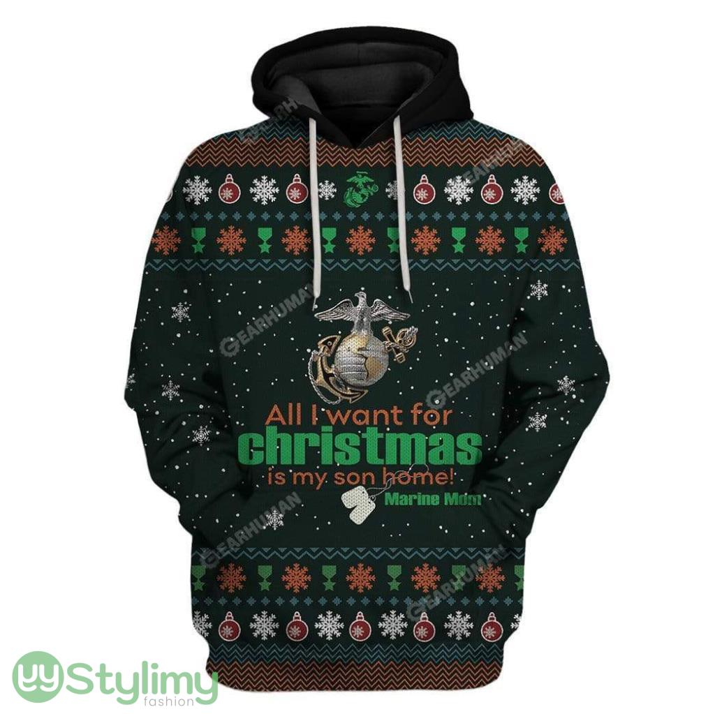 Ugly All I Want For Christmas Is My Son Home Custom Hoodie 3D Alll Over Print Gift For Christmas 5 Ugly All I Want For Christmas Is My Son Home Custom Hoodie 3D Alll Over Print Gift For Christmas Product Photo 1