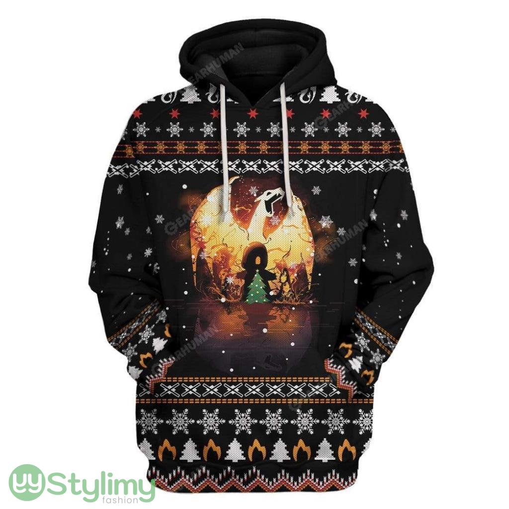 Ugly Boreal Dragon Custom Hoodie 3D Alll Over Print Gift For Christmas 5 Ugly Boreal Dragon Custom Hoodie 3D Alll Over Print Gift For Christmas Product Photo 1