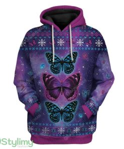 Ugly Butterfly Custom Hoodie 3D Alll Over Print Gift For Christmas Product Photo 1