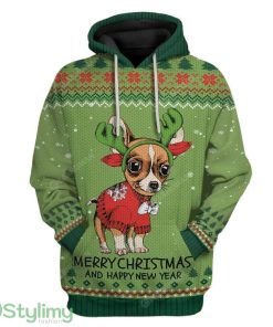 Ugly Chihuahua Christmas Hoodie 3D Alll Over Print Gift For Christmas Product Photo 1