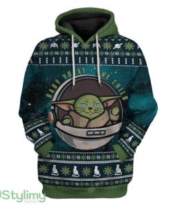 Ugly Christmas Baby Yocat The Child Custom Hoodie 3D Alll Over Print Gift For Christmas Product Photo 1