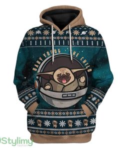 Ugly Christmas Baby Yopug The Child Custom Hoodie 3D Alll Over Print Gift For Christmas Product Photo 1