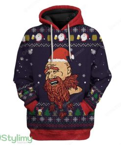Ugly Christmas Bich Please Hoodie 3D Alll Over Print Gift For Christmas Product Photo 1