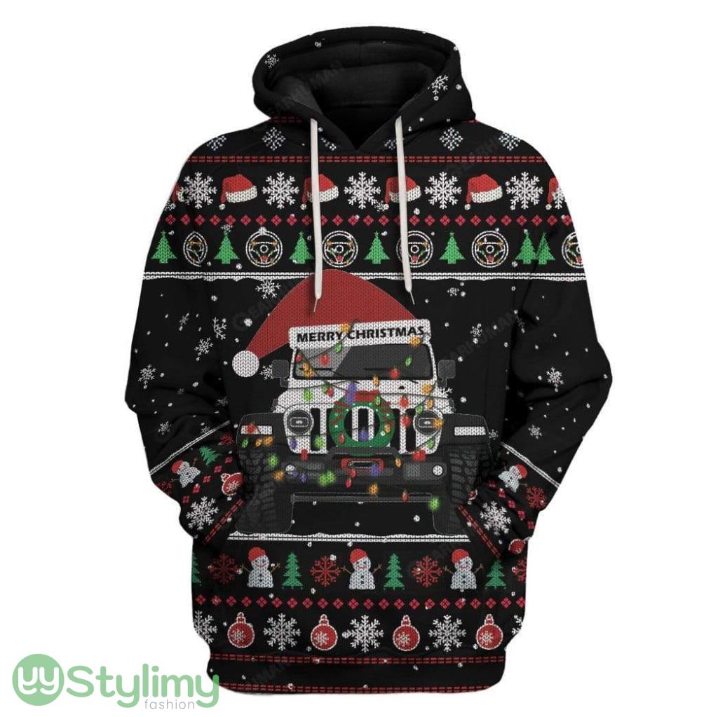 Ugly Christmas Car Custom Hoodie 3D Alll Over Print Gift For Christmas 6 Ugly Christmas Car Custom Hoodie 3D Alll Over Print Gift For Christmas Product Photo 1