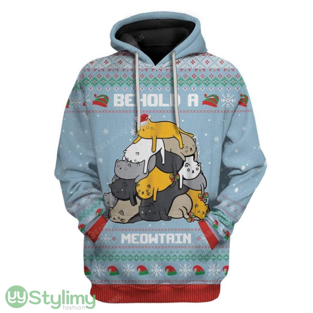 Ugly Christmas Cat Custom Hoodie 3D Alll Over Print Gift For Christmas 3D All Over Print 5 Ugly Christmas Cat Custom Hoodie 3D Alll Over Print Gift For Christmas 3D All Over Print Product Photo 1
