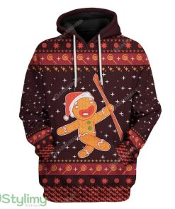 Ugly Christmas Cute Christmas Gingerbread Hoodie 3D Alll Over Print Gift For Christmas Product Photo 1