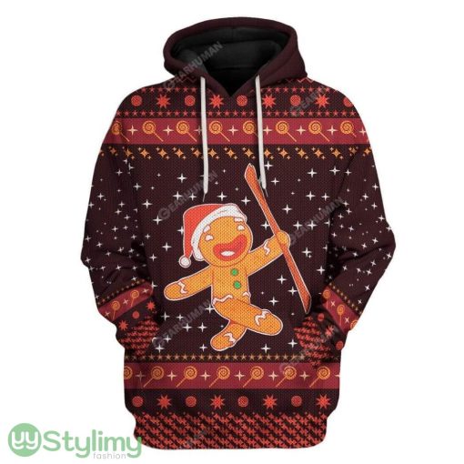 Ugly Christmas Cute Christmas Gingerbread Hoodie 3D Alll Over Print Gift For Christmas