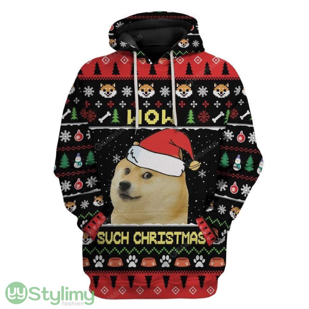 Ugly Christmas Dog Custom 3D All Over Print Hoodie 3D Alll Over Print Gift For Christmas 5 Ugly Christmas Dog Custom 3D All Over Print Hoodie 3D Alll Over Print Gift For Christmas Product Photo 1