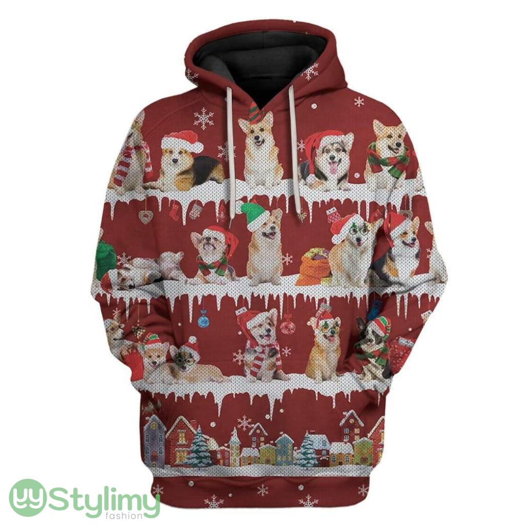 Ugly Christmas Dog Custom Hoodie 3D Alll Over Print Gift For Christmas 5 Ugly Christmas Dog Custom Hoodie 3D Alll Over Print Gift For Christmas Product Photo 1