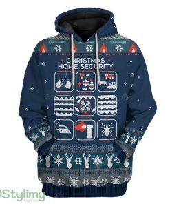 Ugly Christmas Home Security Hoodie 3D Alll Over Print Gift For Christmas Product Photo 1