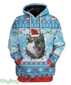 Ugly Christmas Husky Hoodie 3D Alll Over Print Gift For Christmas Product Photo 1