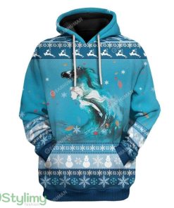 Ugly Christmas Princess Custom Hoodie 3D Alll Over Print Gift For Christmas Product Photo 1