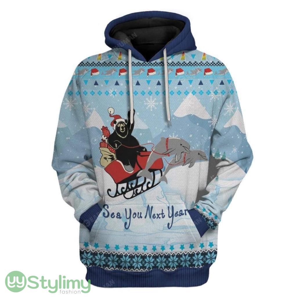 Ugly Christmas Santa Bear White Dolman Hoodie 3D Alll Over Print Gift For Christmas 5 Ugly Christmas Santa Bear White Dolman Hoodie 3D Alll Over Print Gift For Christmas Product Photo 1
