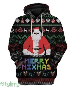 Ugly Christmas Santa Custom 3D All Over Print Hoodie 3D Alll Over Print Gift For Christmas Product Photo 1