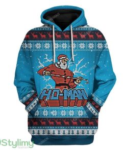 Ugly Christmas Santa Custom Hoodie 3D Alll Over Print Gift For Christmas 3D All Over Print Version 9 Product Photo 1