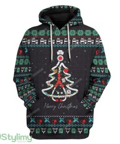 Ugly Christmas Tree Costum Hoodie- 3D Alll Over Print Gift For Christmas Product Photo 1