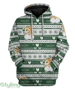 Ugly Corgi Christmas Custom Hoodie 3D Alll Over Print Gift For Christmas Product Photo 1